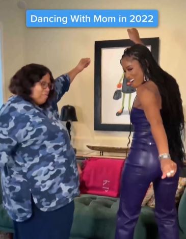 Sharon Palmer dancing with her daughter Keke Palmer